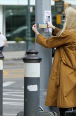 EMMA STONE on the Set of Maniac in New York 10/23/2017