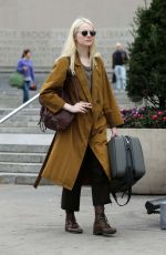 EMMA STONE on the Set of Maniac in New York 10/23/2017