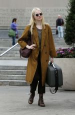 EMMA STONE on the Set of Maniac in New York 10/23/2017