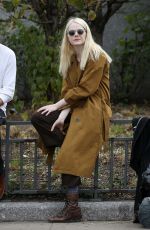 EMMA STONE on the Set of Maniac in New York 10/23/2017