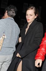 EMMA WATSON Arrives at Chiltern Firehouse in London 10/21/2017
