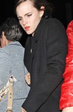 EMMA WATSON Arrives at Chiltern Firehouse in London 10/21/2017