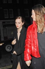 EMMA WATSON Arrives at Chiltern Firehouse in London 10/21/2017
