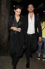 EMMA WILLIS Leaves a Restaurant in London 10/07/2017