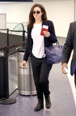 EMMY ROSSUM at Los Angeles International Airport 10/28/2017