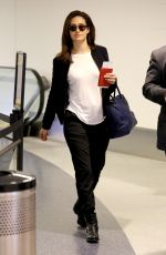 EMMY ROSSUM at Los Angeles International Airport 10/28/2017