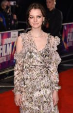 ESME CREED-MILES at Dark River Premiere at 2017 BFI London Film Festival 10/07/2017