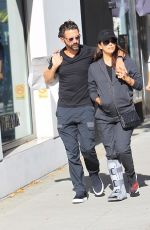EVA LONGORIA and Jose Baston Out and About in Beverly Hills 10/21/2017