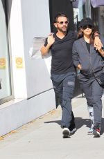 EVA LONGORIA and Jose Baston Out and About in Beverly Hills 10/21/2017