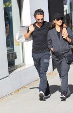 EVA LONGORIA and Jose Baston Out and About in Beverly Hills 10/21/2017