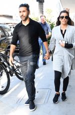 EVA LONGORIA and Jose Baston Out for Lunch in Beverly Hills 10/13/2017