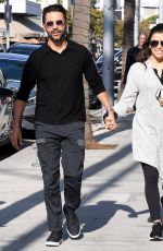 EVA LONGORIA and Jose Baston Out for Lunch in Beverly Hills 10/13/2017