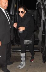 EVA LONGORIA with Support Boot on Her Broken Ankle at LAX Airport 10/26/2017