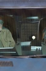 EVANGELINE LILLY and Michael Douglas on the Set of Ant-man and the Wasp in Atlanta 10/18/2017