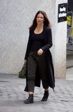 EVANGELINE LILLY Arrive on the Set of Ant-man and the Wasp in Atlanta 10/14/2017