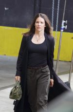 EVANGELINE LILLY Arrive on the Set of Ant-man and the Wasp in Atlanta 10/14/2017