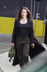 EVANGELINE LILLY Arrive on the Set of Ant-man and the Wasp in Atlanta 10/14/2017