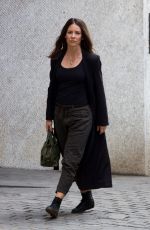 EVANGELINE LILLY Arrive on the Set of Ant-man and the Wasp in Atlanta 10/14/2017