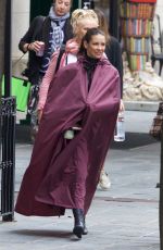 EVANGELINE LILLY on the Set of Ant-man and the Wasp in Atlanta 10/17/2017