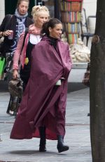 EVANGELINE LILLY on the Set of Ant-man and the Wasp in Atlanta 10/17/2017