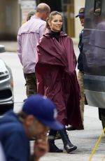 EVANGELINE LILLY on the Set of Ant-man and the Wasp in Atlanta 10/17/2017