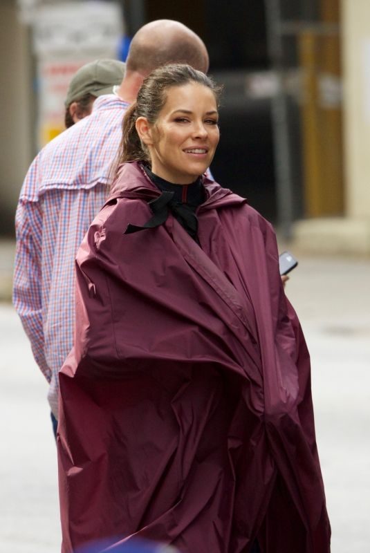 EVANGELINE LILLY on the Set of Ant-man and the Wasp in Atlanta 10/17/2017
