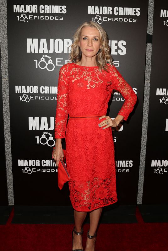 EVER CARRADINE at Major Crimes 100th Episode Celebration in Los Angeles 10/07/2017