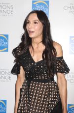 FAMKE JANSSEN at Skin Cancer Foundation’s Champions for Change Gala in New York 10/17/2017