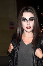 FAYE BROOKES Leaves Evelyn House of Hair and Beauty in Manchester 10/28/2017