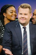 GABRIELLE UNION at Late Late Show with James Corden 10/23/2017
