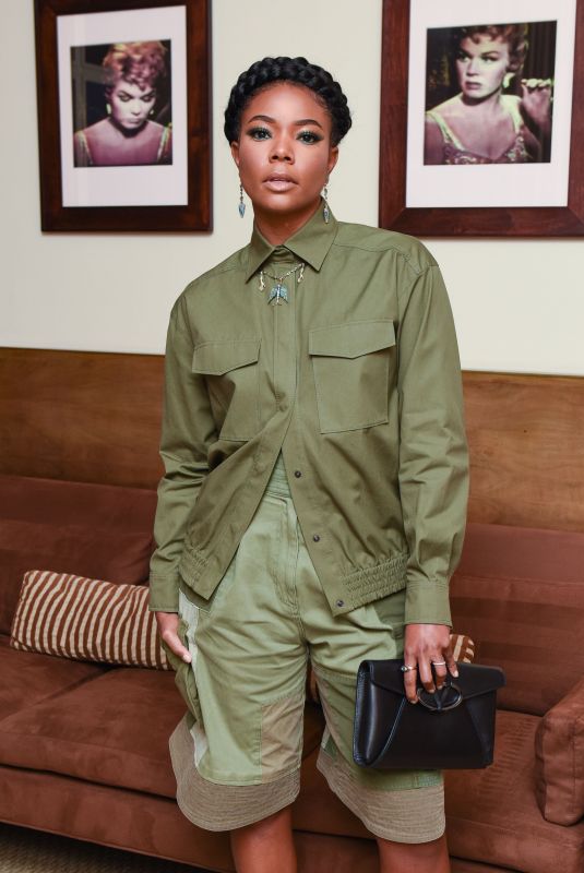 GABRIELLE UNION at Valentino and Instyle Cocktail Party in Los Angeles 10/22/2017