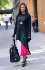 GABRIELLE UNION Out and About in New York 10/17/2017