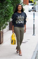 GABRIELLE UNION Out in New York 10/16/2017