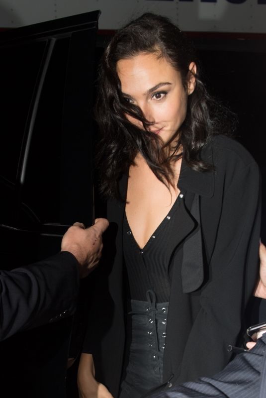 GAL GADOT Arrives at Saturday Night Live After-party in Los Angeles 10/08/2017