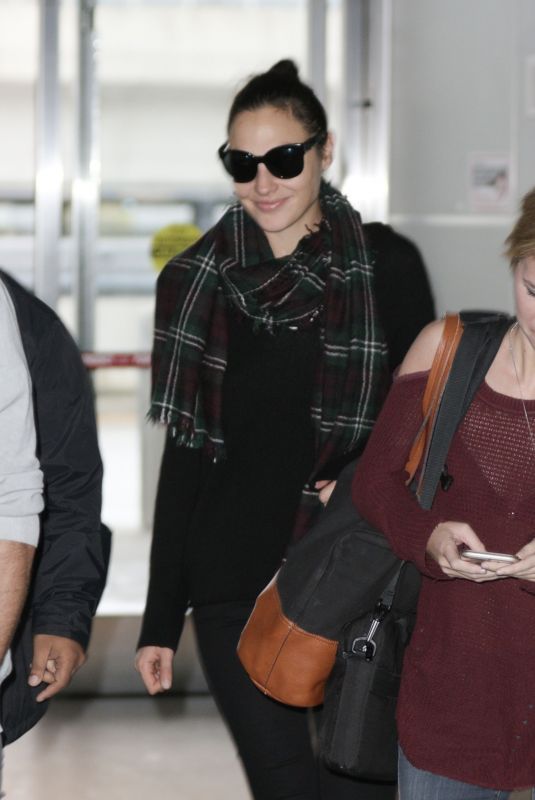 GAL GADOT at JFK Airport in New York 10/08/2017