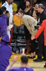 GAL GADOT at Lakers vs. Clippers Game in Los Angeles 10/19/2017