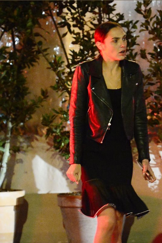 GAL GADOT Night Out in Los Angeles 10/12/2017