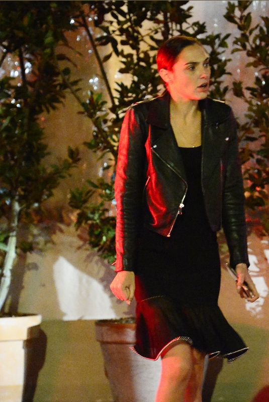 GAL GADOT Night Out in Los Angeles 10/12/2017