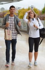 GEMMA ATKINSON Arrives at SCD Practice Studio in Manchester 10/24/2017