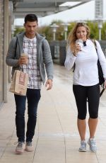 GEMMA ATKINSON Arrives at SCD Practice Studio in Manchester 10/24/2017