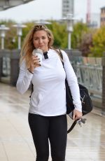 GEMMA ATKINSON Arrives at SCD Practice Studio in Manchester 10/24/2017