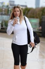 GEMMA ATKINSON Arrives at SCD Practice Studio in Manchester 10/24/2017