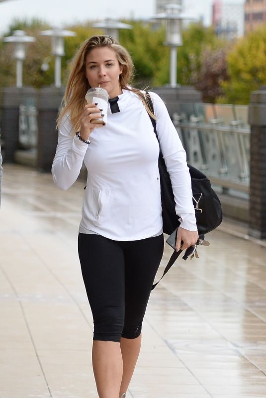 GEMMA ATKINSON Arrives at SCD Practice Studio in Manchester 10/24/2017