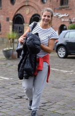 GEMMA ATKINSON Leaves Key 103 Radio in Manchester 10/16/2017