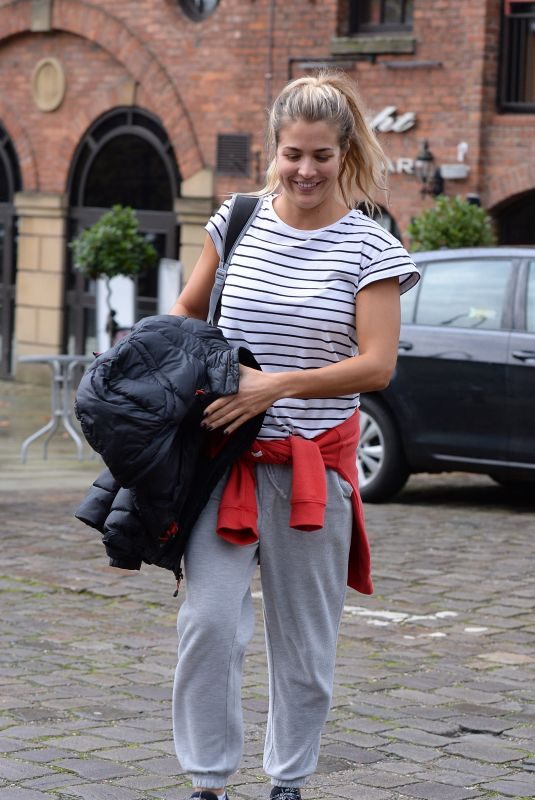 GEMMA ATKINSON Leaves Key 103 Radio in Manchester 10/16/2017