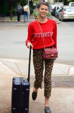 GEORGIA FOWLER Arrives at Airport in Sydney 10/13/2017