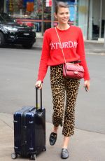 GEORGIA FOWLER Arrives at Airport in Sydney 10/13/2017