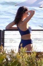 GEORGIA FOWLER in Swimsuit at a Beach in Malibu 10/22/2017