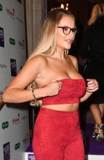 GEORGIA KOUSOULOU at Spectacle Wearer of the Year in London 10/10/2017