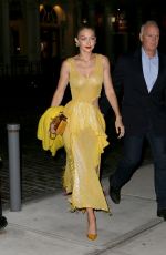 GIGI HADID Arrives at Her Apartments in New York 10/16/2017